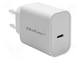 QOLTEC Cargador de Red USB-C 20W
