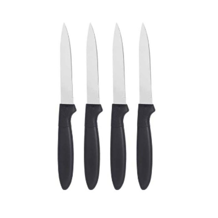 Set de Cuchillos Kinvara Negro Plateado Acero Inoxidable Plástico 19,5 x 2 x 1 cm 12,5 x 26,5 x 1 cm (12 Unidades) Set de Cuchillos Kinvara Negro Plateado Acero Inoxidable Plástico 19,5 x 2 x 1 cm 12,5 x 26,5 x 1 cm (12 Unidades)