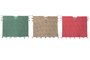 DKD Home Decor Kaftan Mediterraneo Marron Rosa 90 x 105 cm (3 Unidades)
