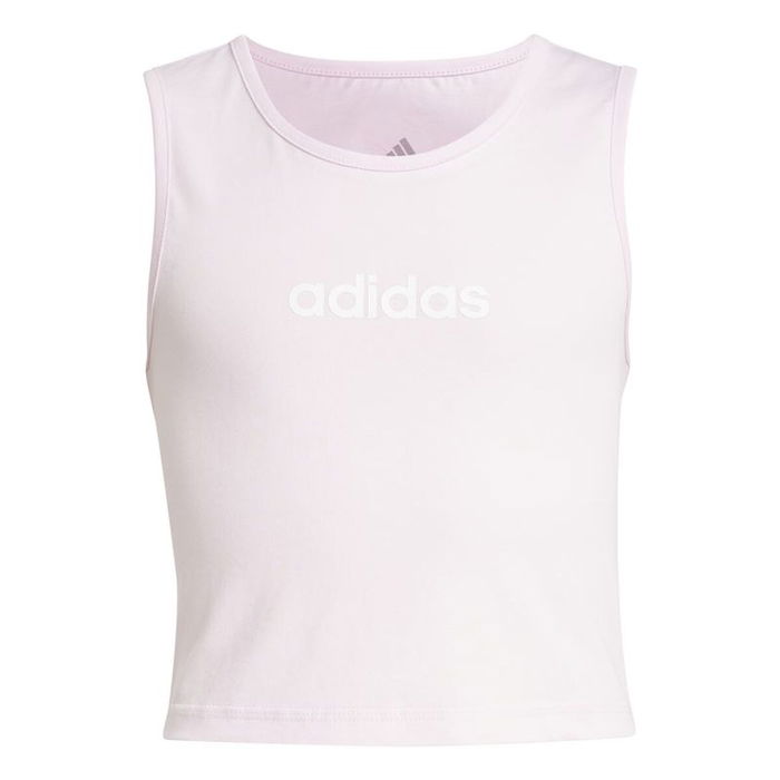 Camiseta de Tirantes Infantil Adidas Jg Lin Tk 160 Rosa Camiseta de Tirantes Infantil Adidas Jg Lin Tk 160 Rosa