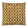 Ixia Cojín Beige-marrón 100% Algodón 50 x 50 cm (Pack de 2)