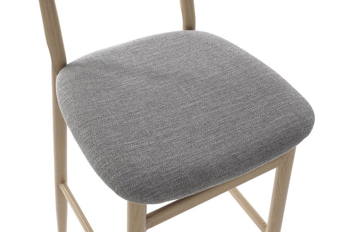 DKD Home Decor Taburete Gris Claro Natural 47 x 108 x 43 cm (2 Unidades)