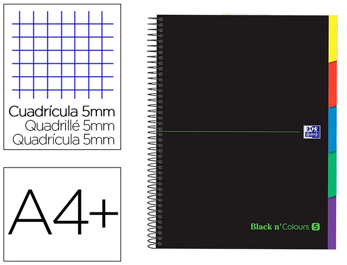 Oxford Cuaderno Espiral Ebook 5 Tapa Extradura A4+ 100 Hojas Verde Oxford Cuaderno Espiral Ebook 5 Tapa Extradura A4+ 100 Hojas Verde
