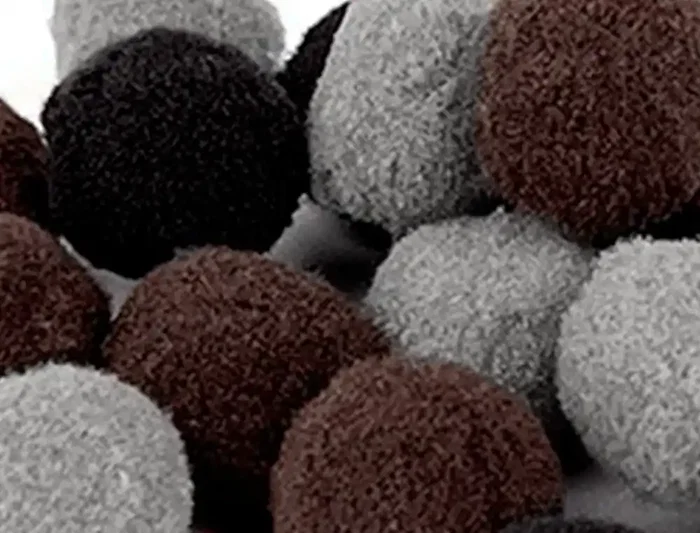 Liderpapel Pompones Manualidades Tonalidades Neutras Bolsa 120 Unidades 1 cm