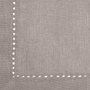 Atmosphera Servilletas de algodón color topo 40 x 40 cm, 4 uds