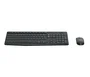 Logitech MK235 Teclado y Ratón Inalámbricos RF, AZERTY Francés, Teclado Completo 100% Gris con Receptor Nano USB - Número de Pieza: 920-007907
