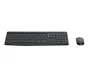 Logitech MK235 Teclado y Ratón Inalámbricos RF, AZERTY Francés, Teclado Completo 100% Gris con Receptor Nano USB - Número de Pieza: 920-007907