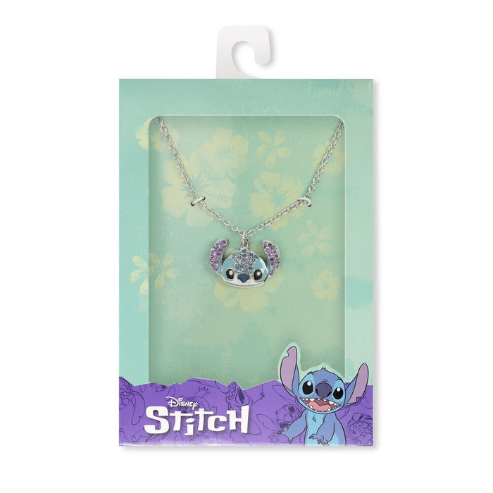 Disney Colgante Cabeza Stitch con Piedras Brillantes Oficial Caja Regalo Disney Colgante Cabeza Stitch con Piedras Brillantes Oficial Caja Regalo