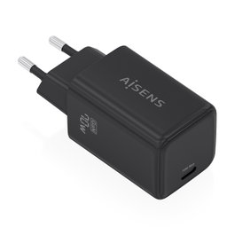 Aisens Cargador de Pared GaN 70W USB-C ASCH-70W1P089-BK
