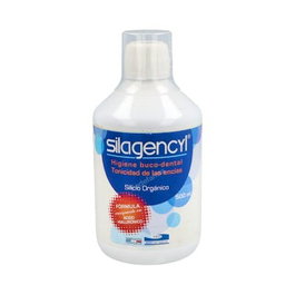 LABO SANTE SILICE Silagencyl 500Ml Enjuague Bucal con Aceite de Clavo y Ácido Hialurónico para Encías Sensibles