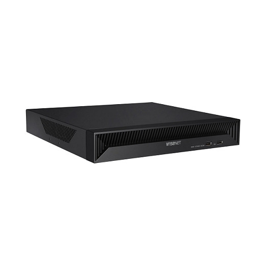 Hanwha QRN-830S Grabador de vídeo en red (NVR) 8 canales 8MP Negro