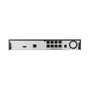 Hanwha QRN-830S Grabador de vídeo en red (NVR) 8 canales 8MP Negro