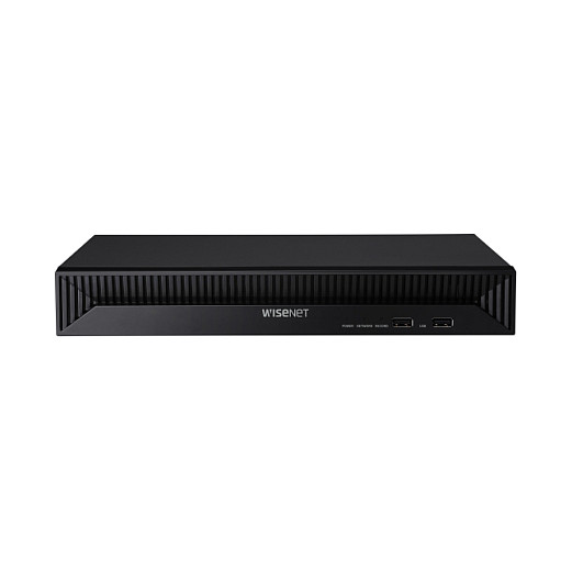 Hanwha QRN-830S Grabador de vídeo en red (NVR) 8 canales 8MP Negro
