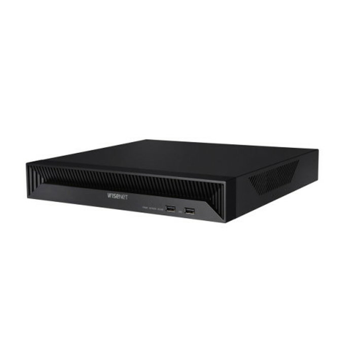 Hanwha QRN-830S Grabador de vídeo en red (NVR) 8 canales 8MP Negro
