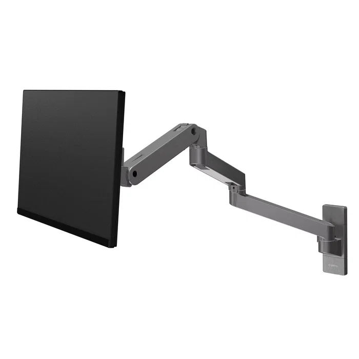 Ergotron LX Pro Series 45-683-293 Soporte de Monitor para Pared, 34" / 86.4 cm, Brazo Ergonómico, Gris Oscuro, 10 kg Capacidad