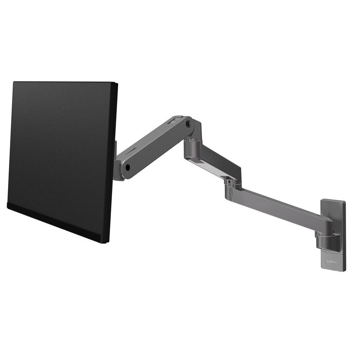 Ergotron LX Pro 45-683-293 Monitor Wandhalterung - Soporte mural para pantalla LCD 34" (86,4 cm), 10 kg, ajustes altura/tilt/rotación, gris oscuro