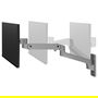 Ergotron LX Pro 45-683-293 Monitor Wandhalterung - Soporte mural para pantalla LCD 34" (86,4 cm), 10 kg, ajustes altura/tilt/rotación, gris oscuro