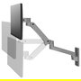 Ergotron LX Pro 45-683-293 Monitor Wandhalterung - Soporte mural para pantalla LCD 34" (86,4 cm), 10 kg, ajustes altura/tilt/rotación, gris oscuro