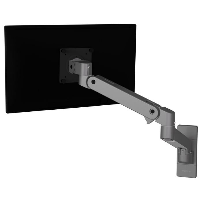 Ergotron LX Pro 45-683-293 Monitor Wandhalterung - Soporte mural para pantalla LCD 34" (86,4 cm), 10 kg, ajustes altura/tilt/rotación, gris oscuro