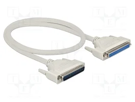 DeLOCK Cable serie D-Sub 37 macho a hembra 0,5 m