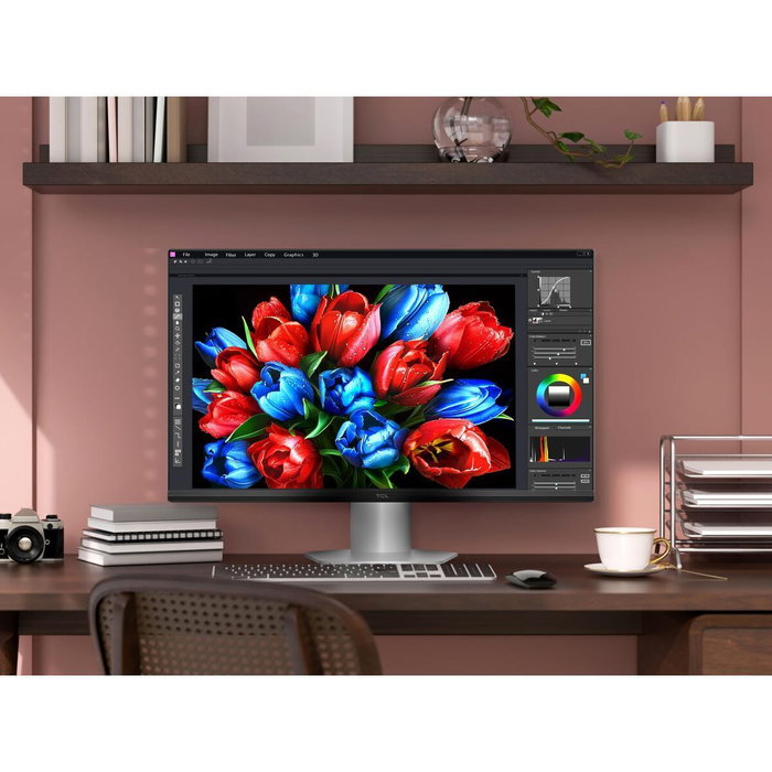 TCL 24G54 Monitor QLED Full HD 100Hz Blanco