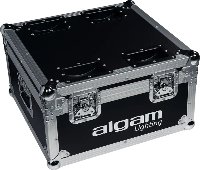Algamlight Flight Case para 6 X Eventpar con Estación de Carga Integrada y Ruedas