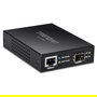 TRENDnet TFC-10GSFP Convertidor de Medios, 10GBASE-T a SFP+, Fibra Óptica, 10 Gb/s, Conector RJ-45 y SFP+, 110-240V