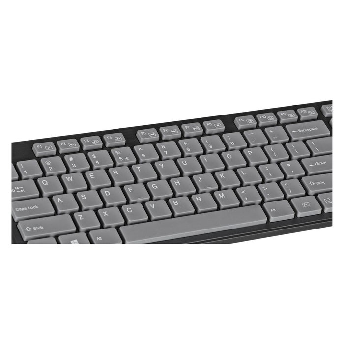 Natec Discus 2 Teclado Negro con Teclado Numérico y 16 Teclas Multimedia Natec Discus 2 Teclado Negro con Teclado Numérico y 16 Teclas Multimedia
