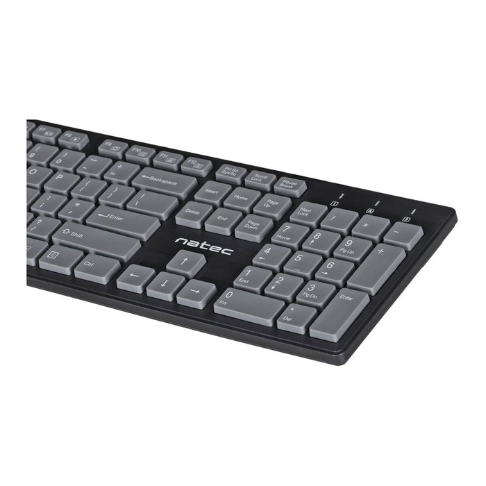 Natec Discus 2 Teclado Negro con Teclado Numérico y 16 Teclas Multimedia Natec Discus 2 Teclado Negro con Teclado Numérico y 16 Teclas Multimedia