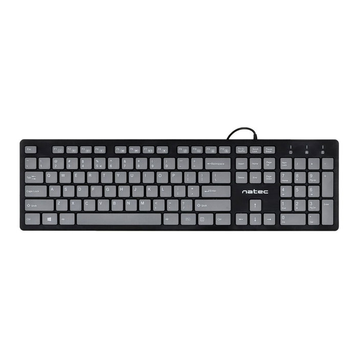 Natec Discus 2 Teclado Negro con Teclado Numérico y 16 Teclas Multimedia Natec Discus 2 Teclado Negro con Teclado Numérico y 16 Teclas Multimedia