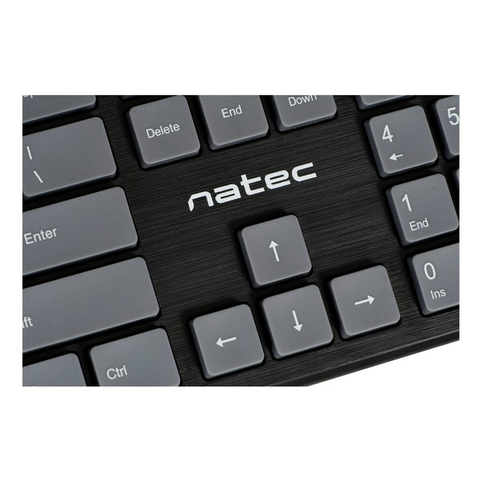 Natec Discus 2 Teclado Negro con Teclado Numérico y 16 Teclas Multimedia Natec Discus 2 Teclado Negro con Teclado Numérico y 16 Teclas Multimedia