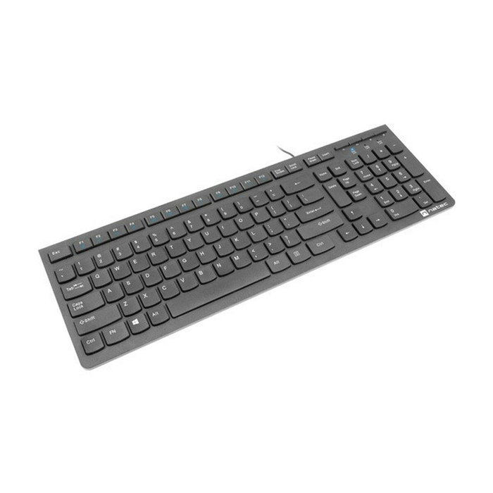 Natec Discus 2 Teclado Negro con Teclado Numérico y 16 Teclas Multimedia Natec Discus 2 Teclado Negro con Teclado Numérico y 16 Teclas Multimedia