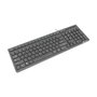 Natec Discus 2 Teclado Negro con Teclado Numérico y 16 Teclas Multimedia