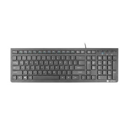 Natec Discus 2 Teclado Negro con Teclado Numérico y 16 Teclas Multimedia