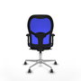 PIQUERAS Y CRESPO Silla de oficina Jorquera Azul Marino y Azul
