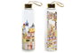 DKD Home Decor Botella de Borosilicato 550ml Colección Casitas Multicolor