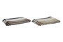 DKD Home Decor Manta Alpina Multicolor 170 x 130 cm Algodón Poliéster Rayas (4 Unidades)