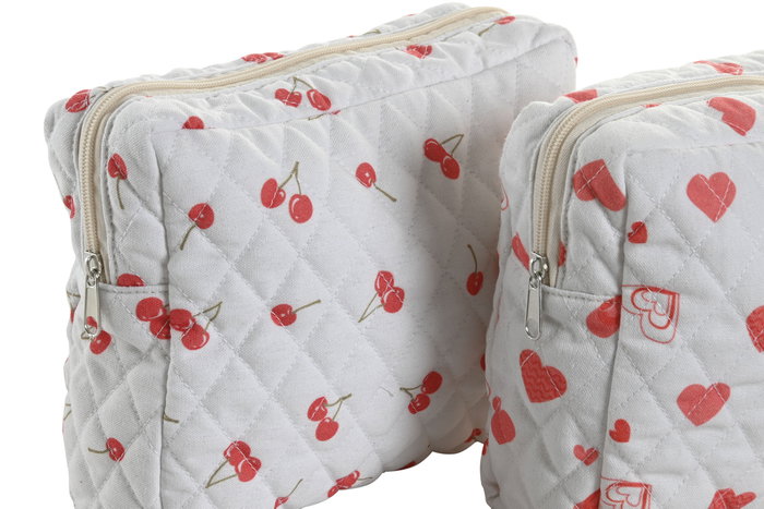 DKD Home Decor Neceser de Poliéster Surtido de 2 Unidades DKD Home Decor Neceser de Poliéster Surtido de 2 Unidades