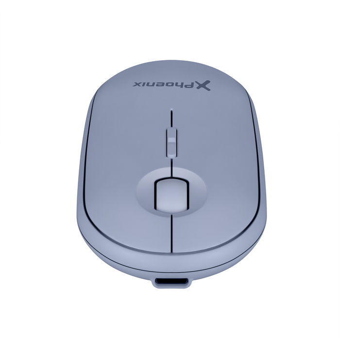 Phoenix Ratón Inalambrico Rebble Bluetooth Y 2.4 GHz Azul Conexión Dual Recargable USB-C Ajustable 1600 DPI Phoenix Ratón Inalambrico Rebble Bluetooth Y 2.4 GHz Azul Conexión Dual Recargable USB-C Ajustable 1600 DPI
