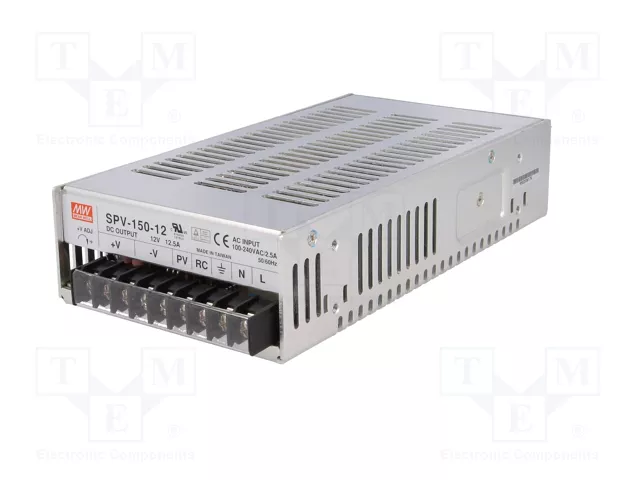 MEAN WELL SPV-150-12 Alimentador de impulso programable 150W 12VDC