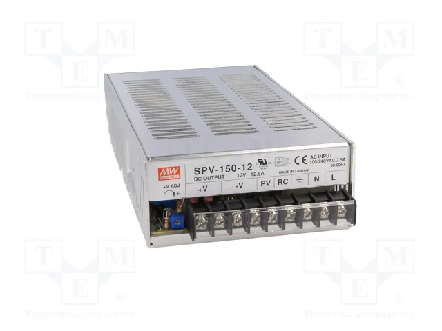 MEAN WELL SPV-150-12 Alimentador de impulso programable 150W 12VDC
