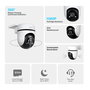 TP-Link Tapo C500 Cámara de Seguridad IP para Exterior, Inalámbrica, Montaje en Techo, Visión Nocturna 30m, Full HD 1080p, 360°, Negro/Blanco