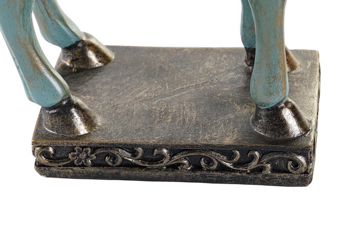 DKD Home Decor Figura Oriental Caballo Turquesa Resina 30.5 x 11.5 x 34.5 cm (4 Unidades) DKD Home Decor Figura Oriental Caballo Turquesa Resina 30.5 x 11.5 x 34.5 cm (4 Unidades)