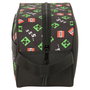 SAFTA Neceser Minecraft adaptable 26x12x15cm. Adaptable a Carro Portamochilas. Asa de mano.