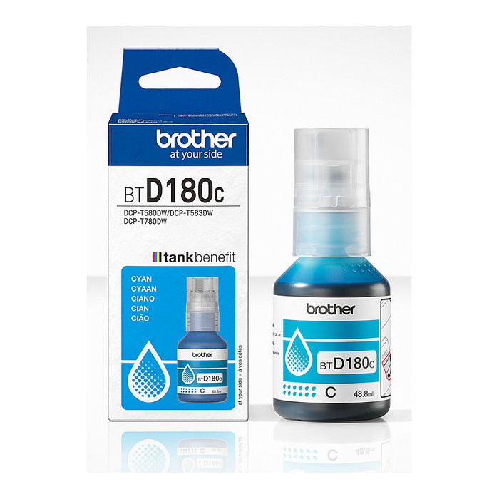 Brother BTD180C Botella de Tinta Cian