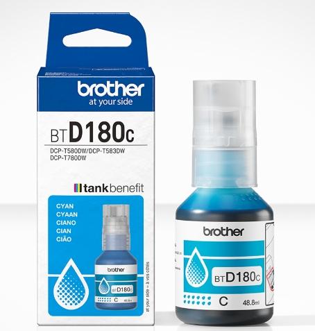 Brother BTD180C Botella de Tinta Cian