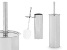 Berilo Escobillero Acero Inoxidable Plata 9.8 x 26.8 x 9.8 cm (Set de 12)