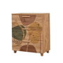 Hanah Home Leva Gravis Form Cómoda, Tablero de Partículas Melamina 100%, 80x95x43 cm, Pino Atlántico