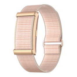 Beafon Fit 20F - Pulsera de Actividad Inteligente Impermeable IP68 con Monitor Cardíaco, Sueño, GPS y SpO2 - 25 Días Batería - Color Oro Rosa