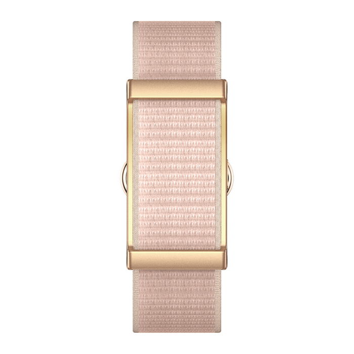 Beafon Fit 20F - Pulsera de Actividad Inteligente Impermeable IP68 con Monitor Cardíaco, Sueño, GPS y SpO2 - 25 Días Batería - Color Oro Rosa